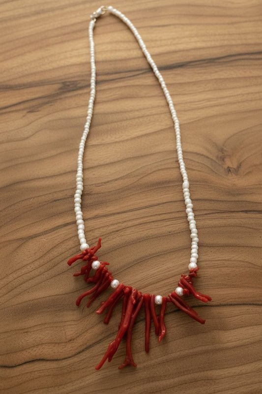 Parure corail rouge de Sardaigne 2